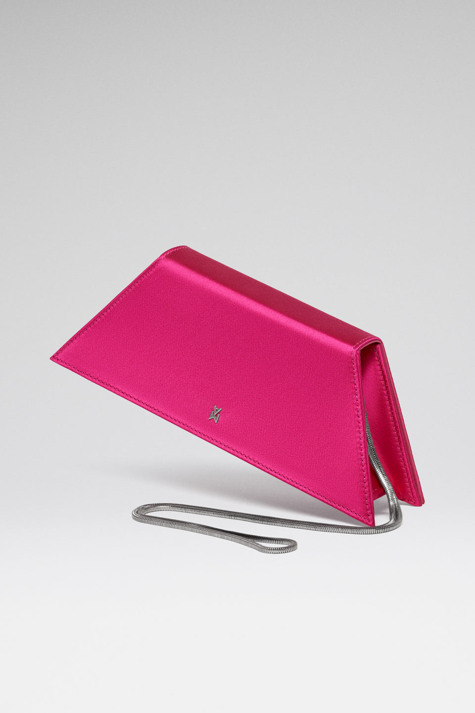 Superamini Yigit Clutch Raspberry Satin