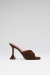 Lupita Slipper 95 Dark Brown Suede