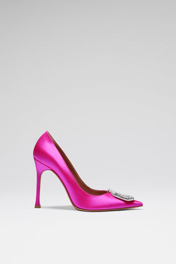 Camelia Pump 105 Fuxia Satin
