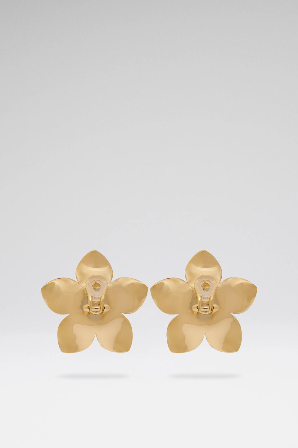 Vittoria Earring Green/Yellow Enamel Flower