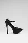 Yigit Pump 150 Black Satin