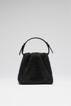 Vittoria Full Crystal Bag Black Satin And Jet Black Crystals