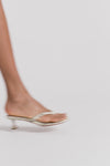 Juliette Thong Sandal 45 Print Snake Natural