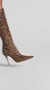 Felicia Boot 100 Leopard Pony