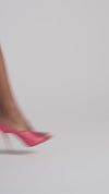 Anok Slipper 105 Coral Satin
