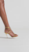 Felicia Sandal 100 Gold Mirror