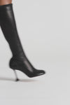 Iris Stretch Boot 95 Black Stretch Nappa