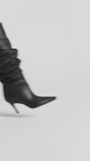 Jamie Slouch Bootie 80 Black Nappa
