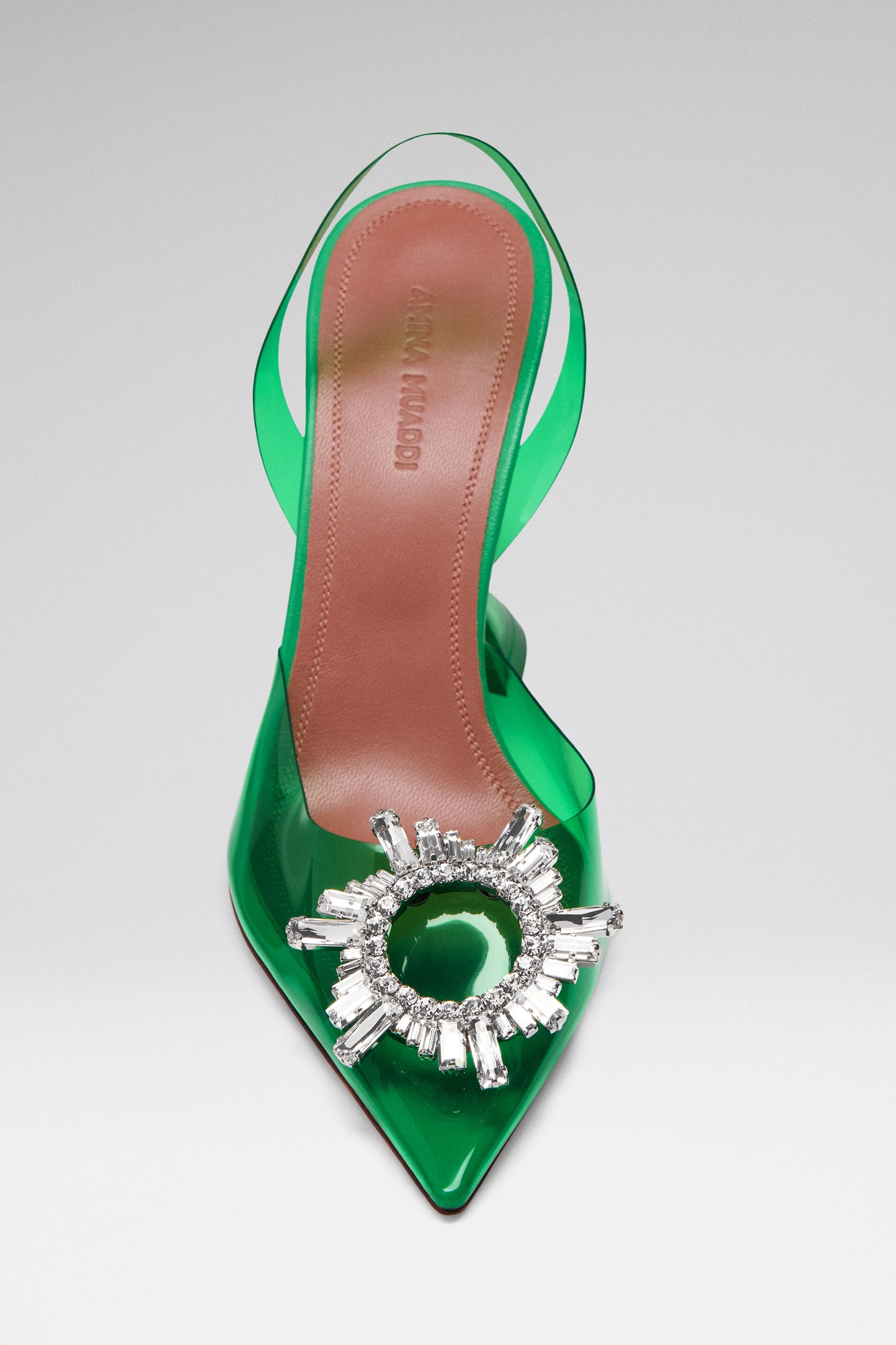 Begum Glass Sling Emerald Green Pvc