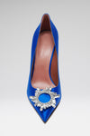 Begum Pump Electric Blue Satin