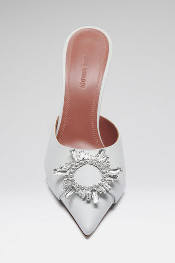 Begum Mule White Nappa