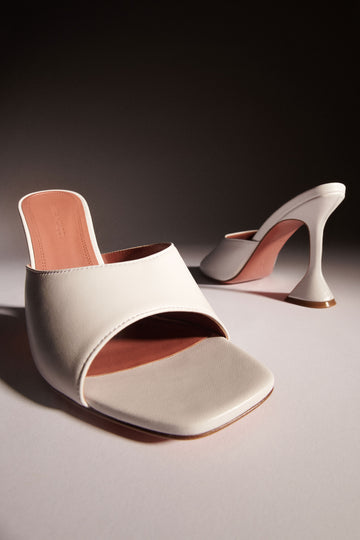 Lupita Slipper 95 White Nappa