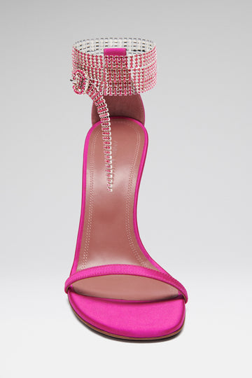 Giorgia Crystal Sandal Ruby Satin And Crystals