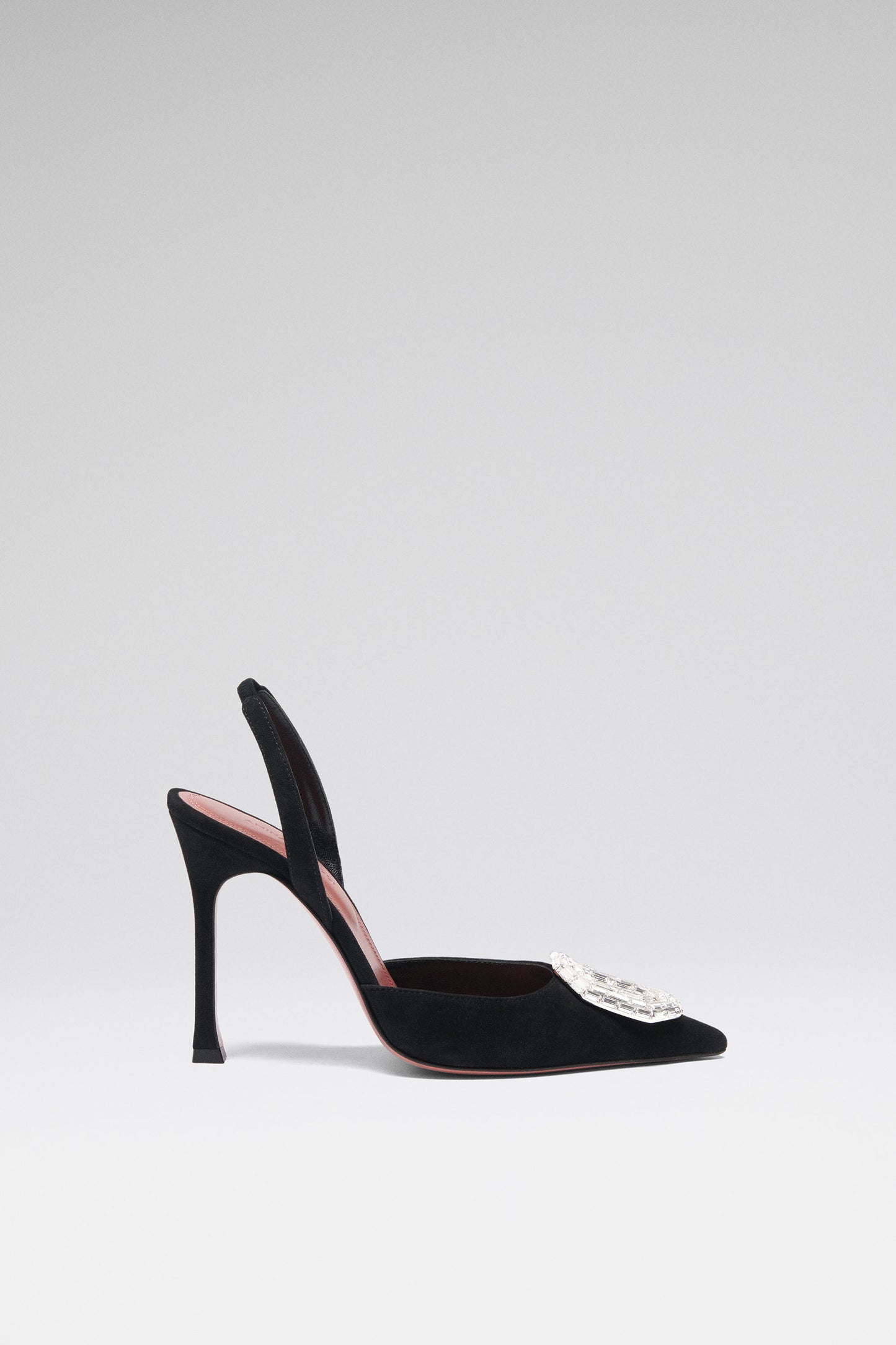 Camelia Sling 105 Black Suede