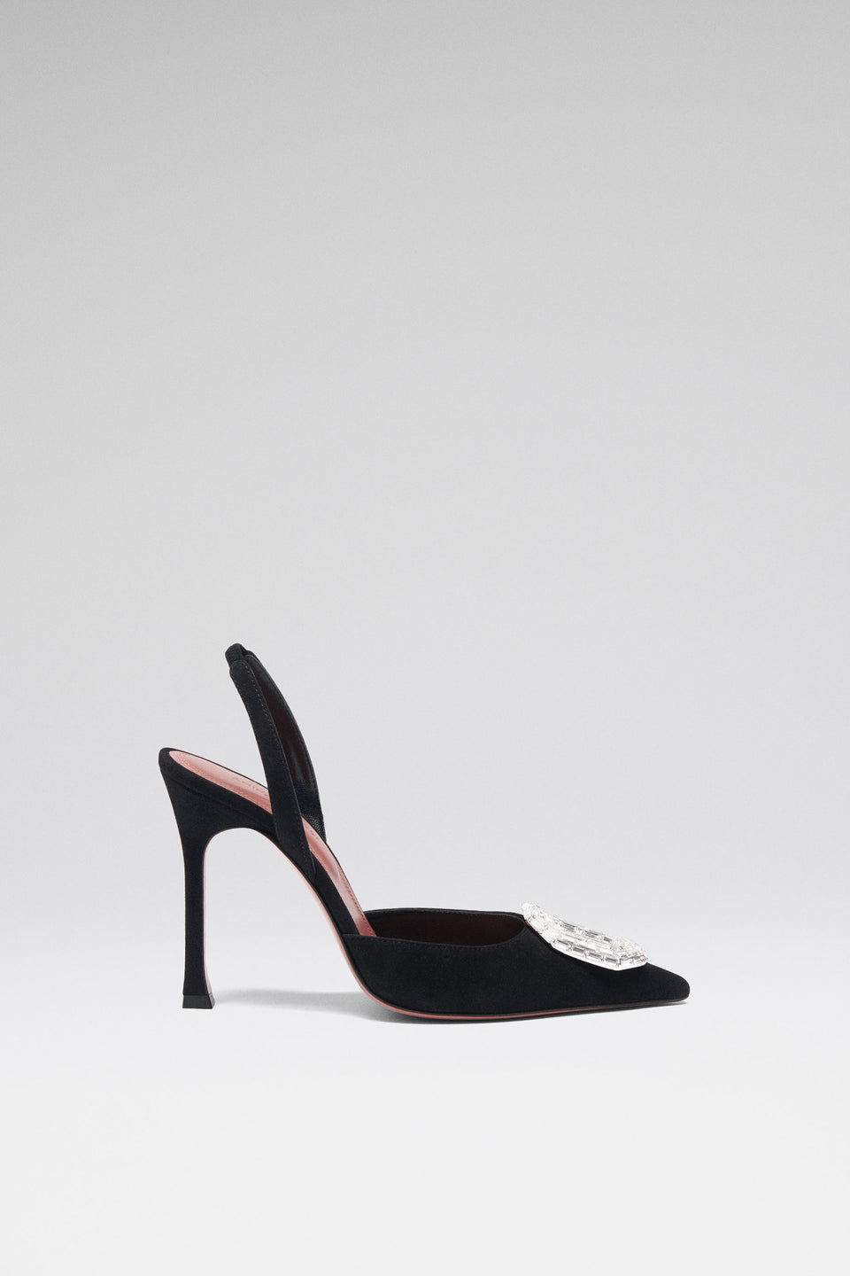 Camelia Sling 105 Black Suede