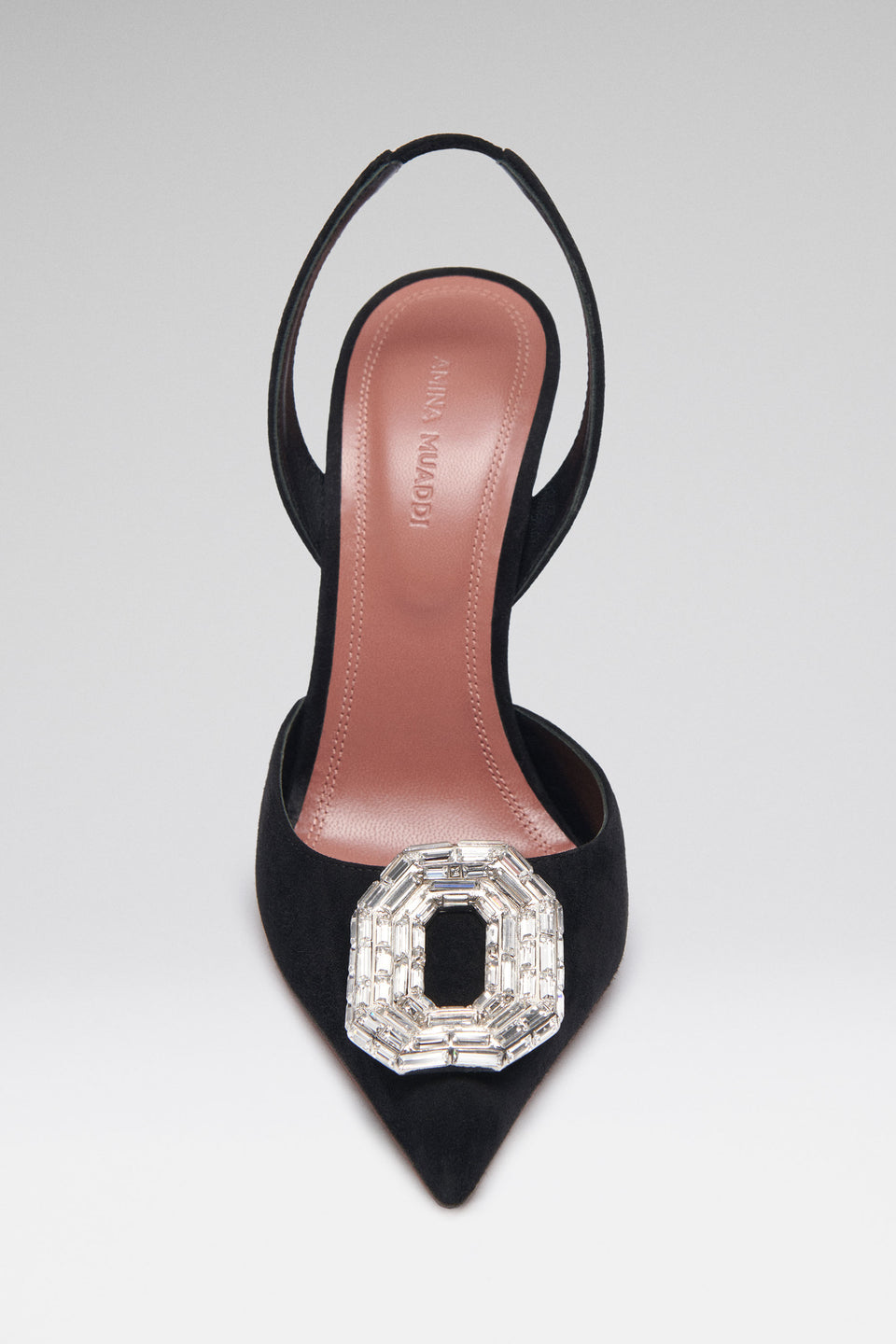 Camelia Sling 105 Black Suede