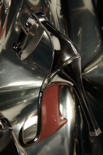 Kim Sandal 105 Silver Mirror