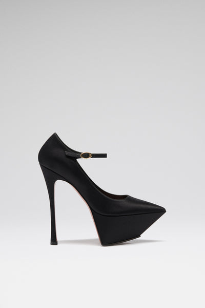 Yigit Pump Black Satin