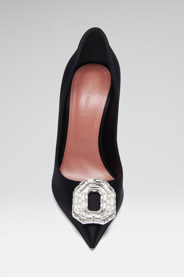 Camelia Pump 105 Black Satin